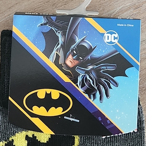 Batman & Superman Crew Socks β 2 Pairs β DC Comics β NWT comic book hero socks - Picture 7 of 9